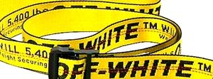 Off-White Yellow Industrial Belt
